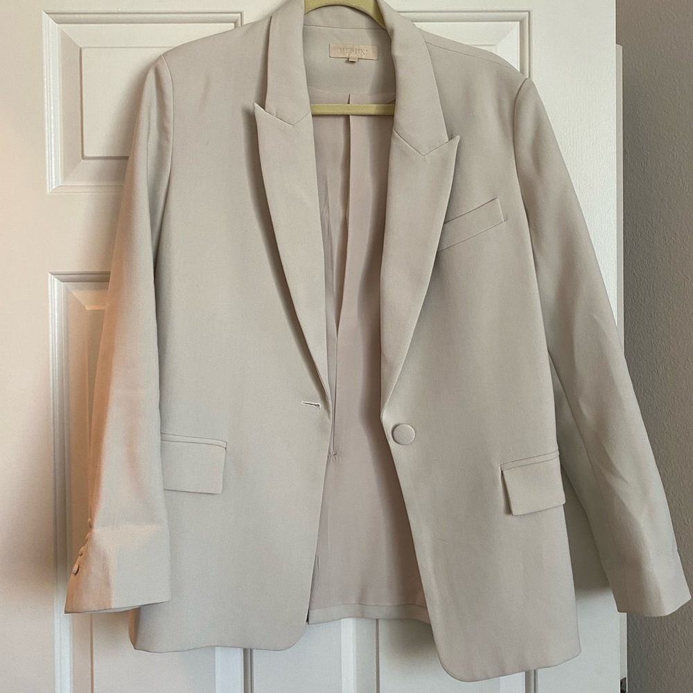 Cream blazer